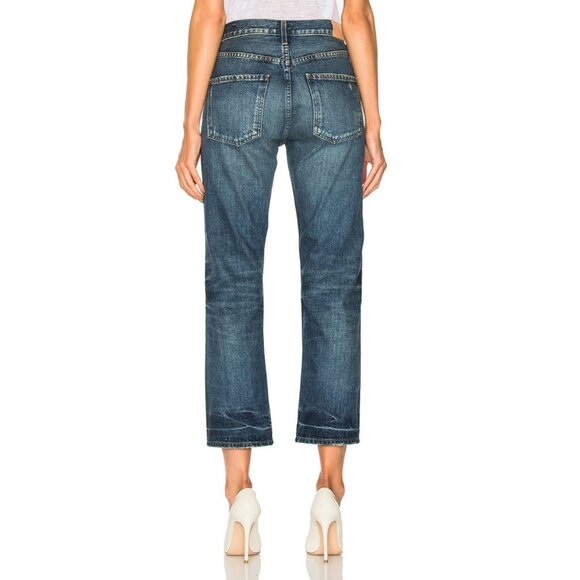 CITIZENS OF HUMANITY Gia Rollins High Rise Slim Straight Jeans, Size 28 - Picture 4 of 16